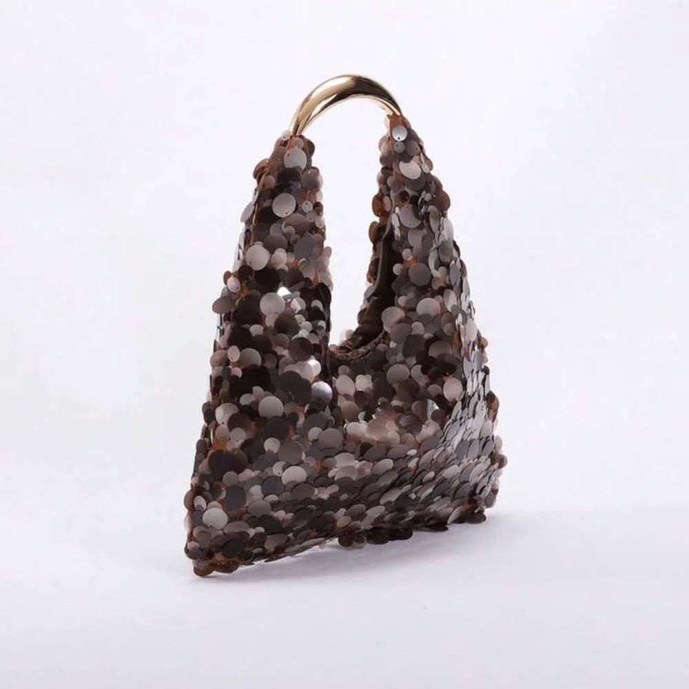 👜 Brown Sequin Bag 👜 - Picture 6 of 6